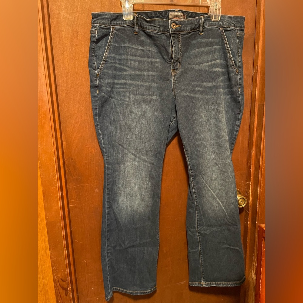 Torrid 24 Regular Bootcut Darkwash Jeans